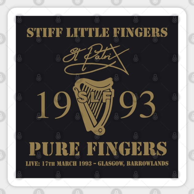 1993 Concert Fingers Sticker by evebooth